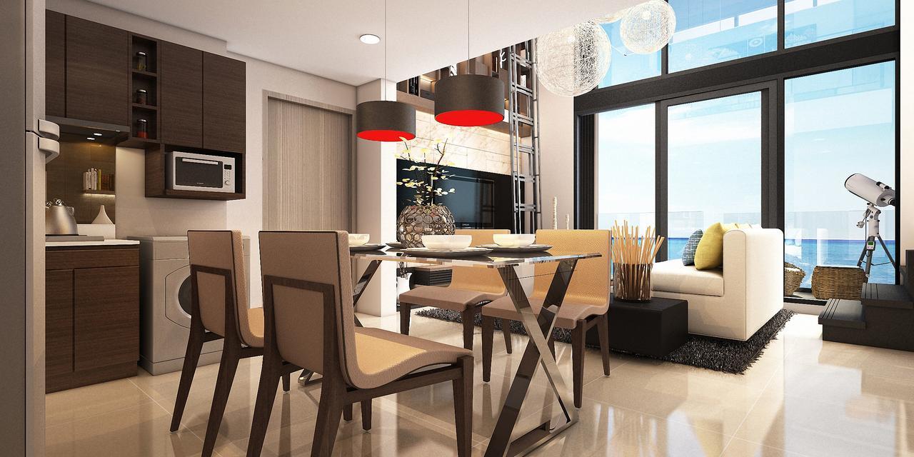 The Aristo By Holy Cow, 4-Br Loft, 150 M2, Pool View Aparthotel Pantai Surin Bilik gambar